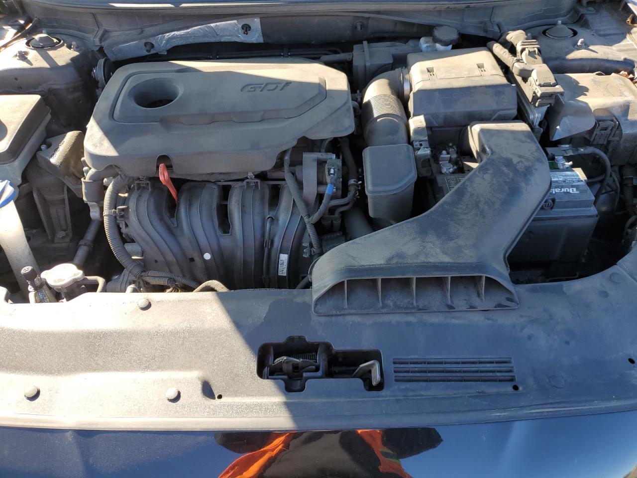 2019 Hyundai Sonata VIN 5NPE24AF7KH737258 Copart auction photo, rear end damage thumbnail 11