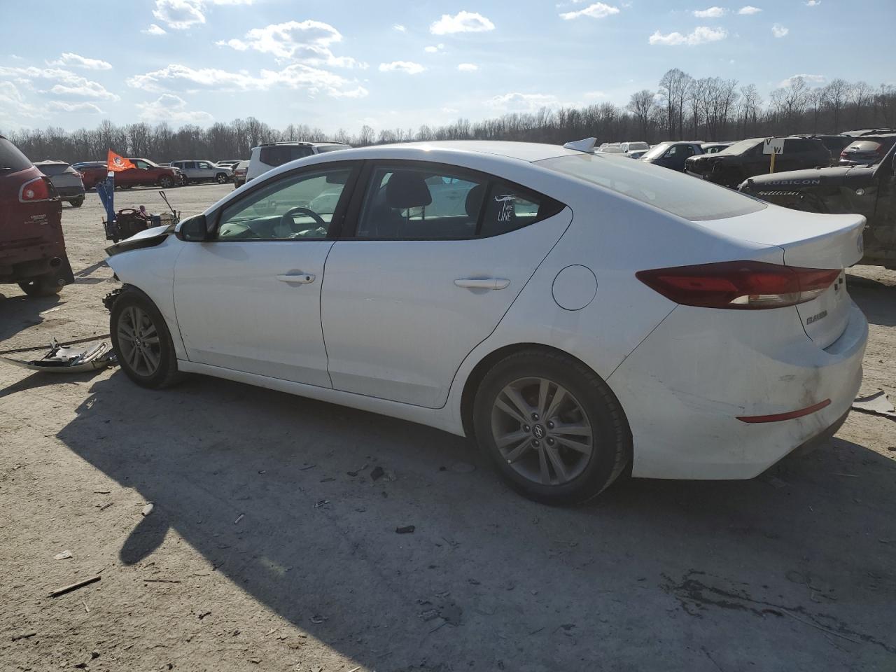 2018 Hyundai Elantra VIN 5NPD84LF3JH281264 Copart auction photo, front end damage thumbnail 2