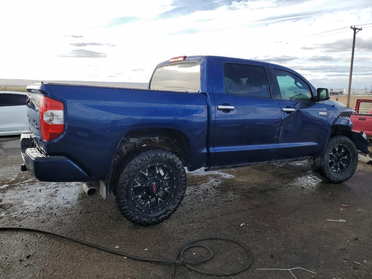 2014 Toyota Tundra VIN 5TFAW5F19EX380311 Copart auction photo, front end damage thumbnail 3