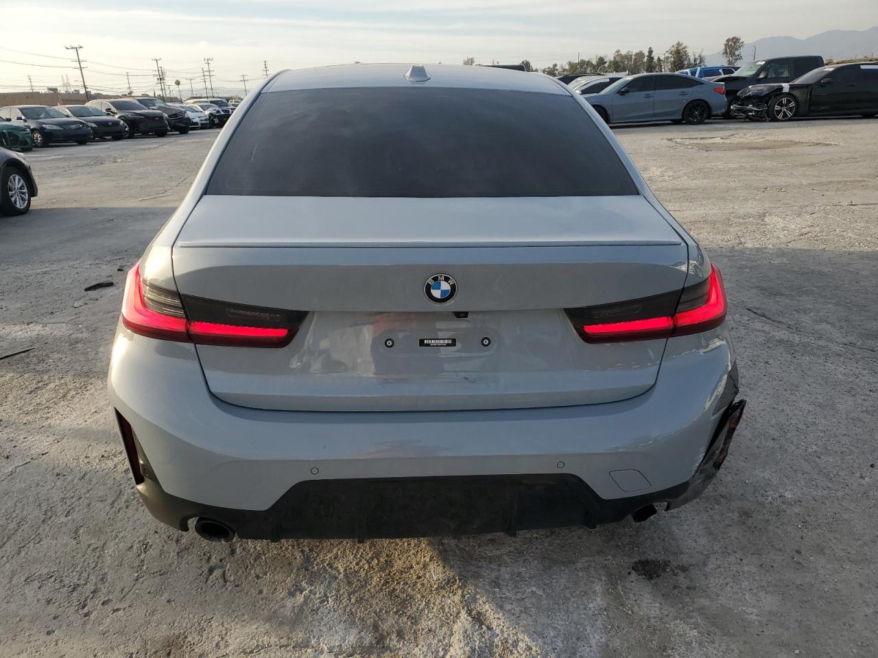 2023 BMW 3er VIN 3MW69FF01P8D71708 Copart auction photo, rear end damage thumbnail 6