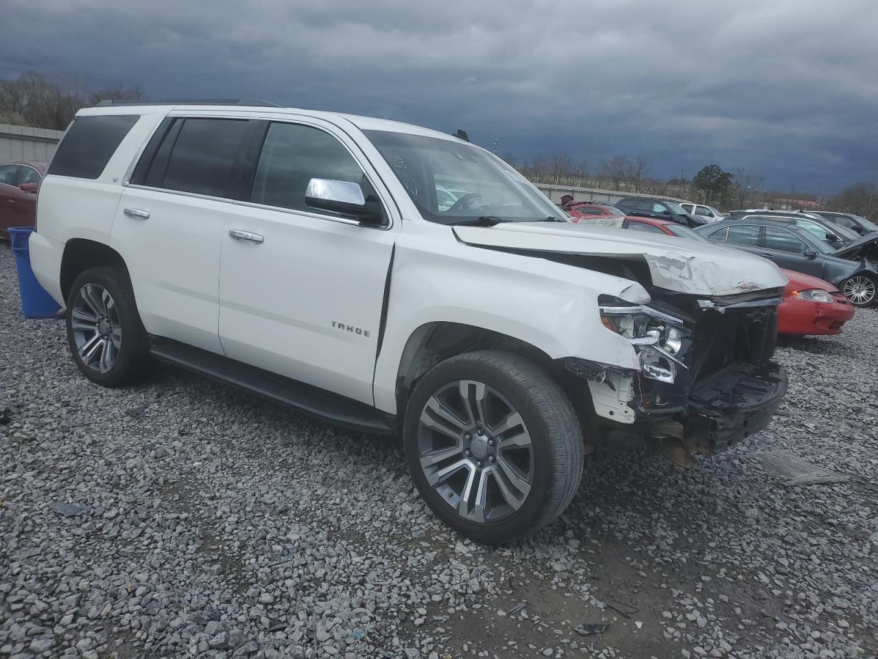 2015 Chevrolet Tahoe VIN 1GNSKBKC6FR310087 Copart auction photo, front end damage thumbnail 4