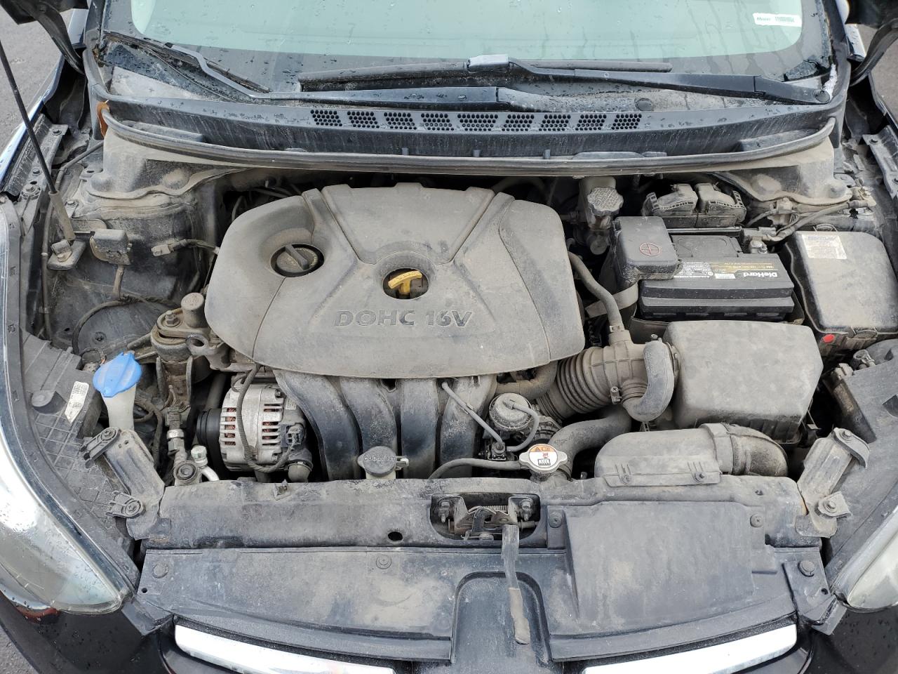 2014 Hyundai Elantra VIN 5NPDH4AE2EH531674 Copart auction photo, front end damage thumbnail 11