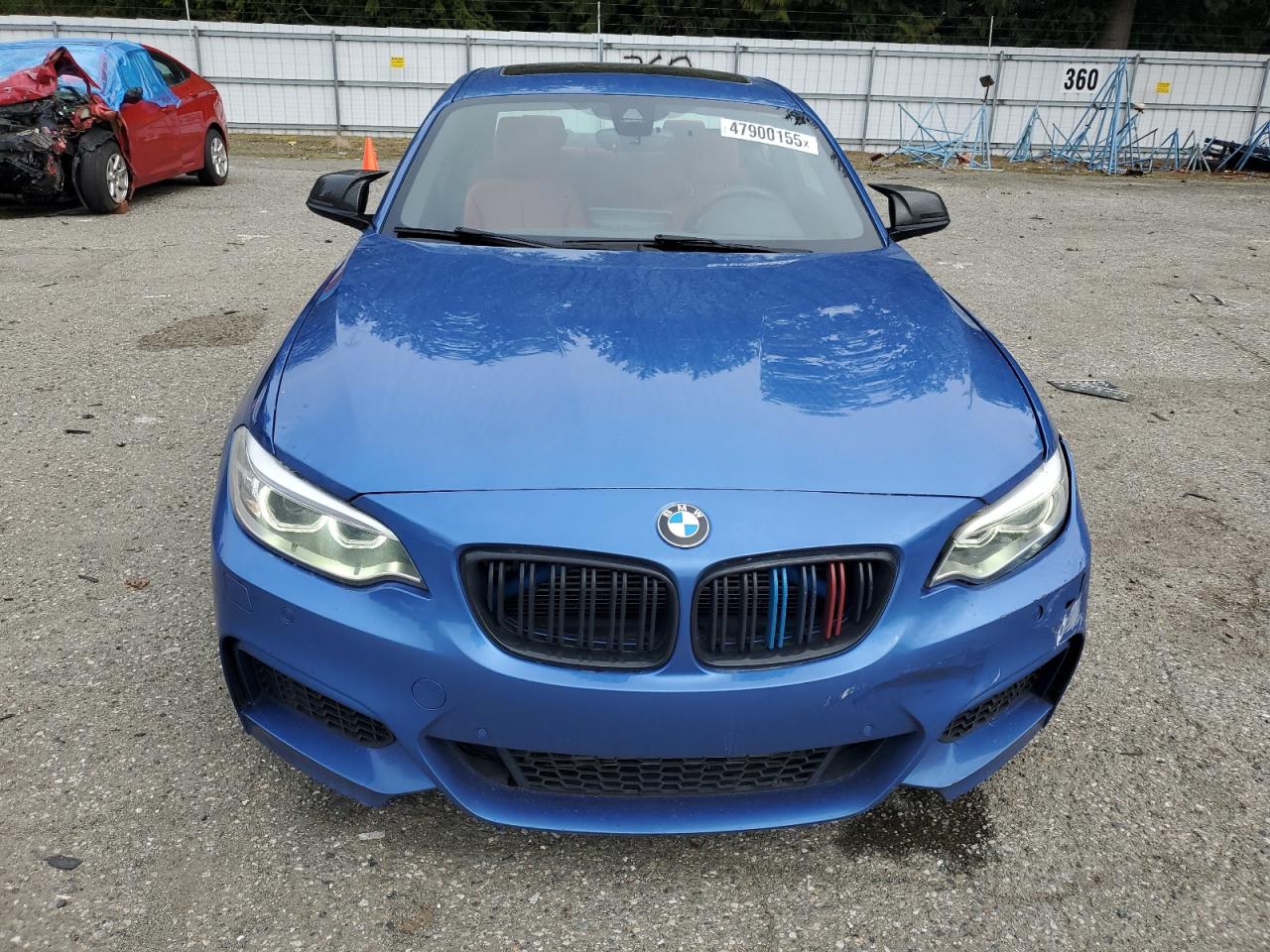 2016 BMW M2 VIN WBA1J9C59GV696705 Copart auction photo, rear end damage thumbnail 5