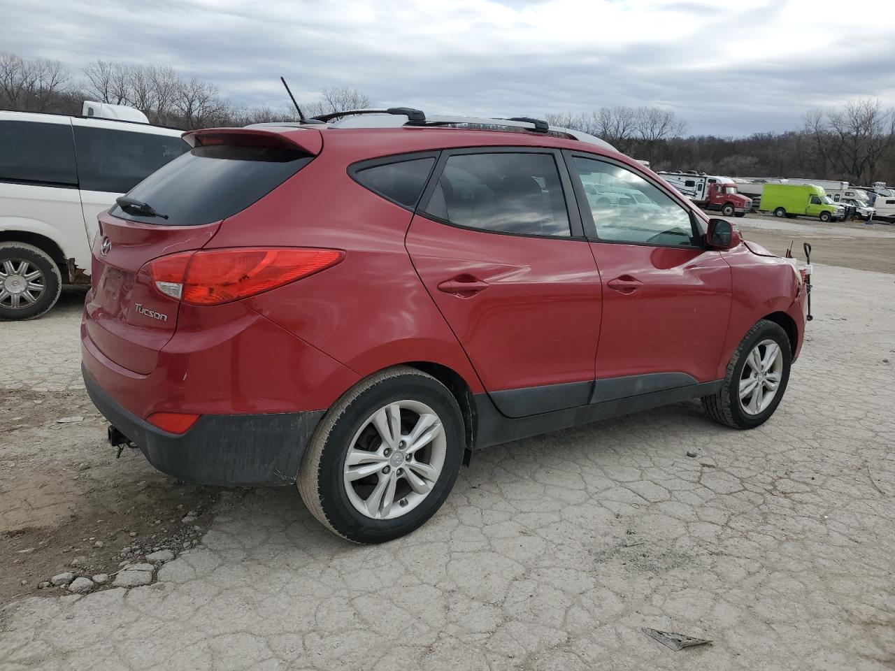 2012 Hyundai Tucson VIN KM8JU3AC5CU507259 Copart auction photo, front end / minor dent/scratches damage thumbnail 3
