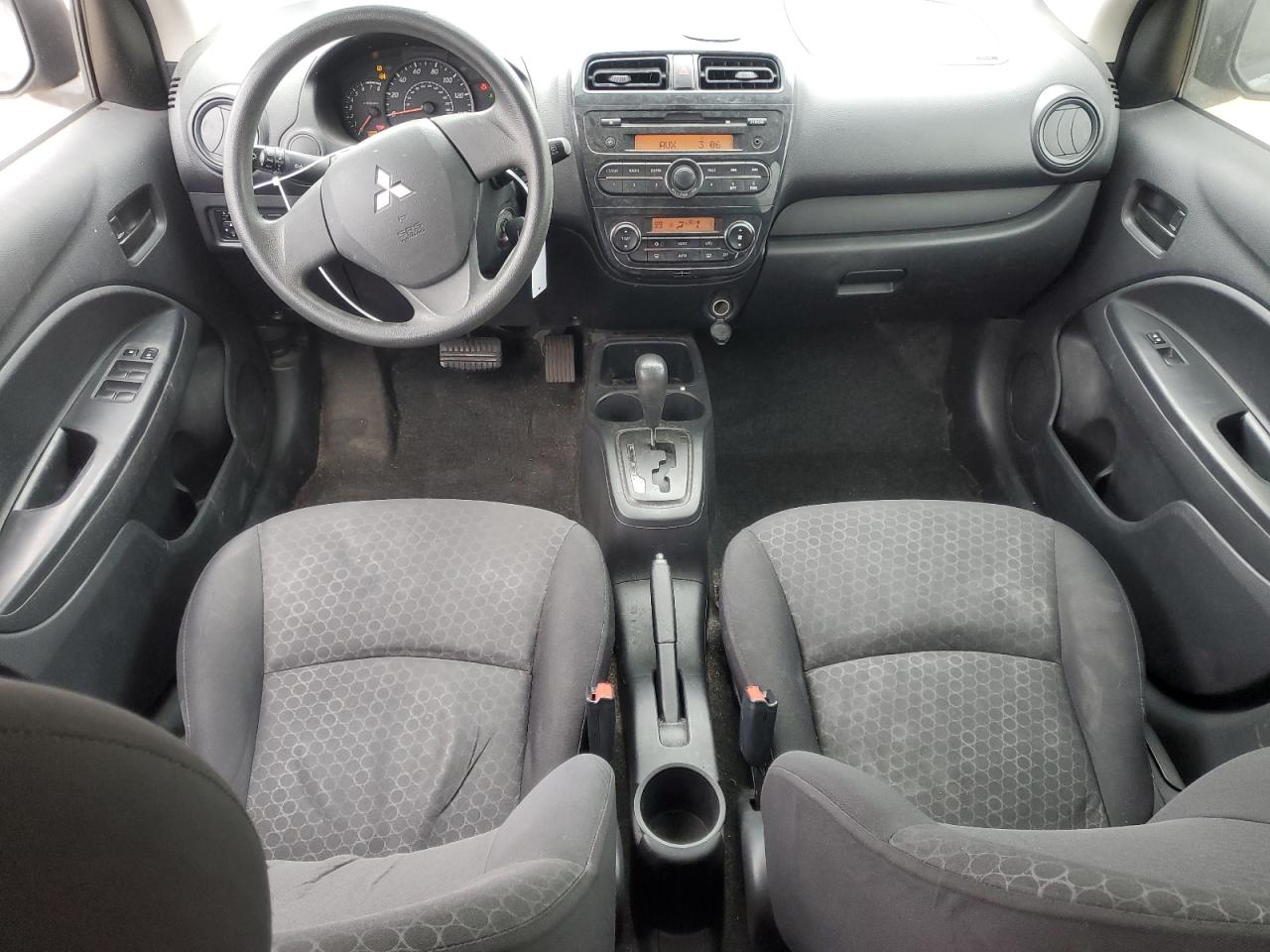 2015 Mitsubishi Mirage VIN ML32A3HJ9FH057296 Copart auction photo, rear end / side damage thumbnail 8