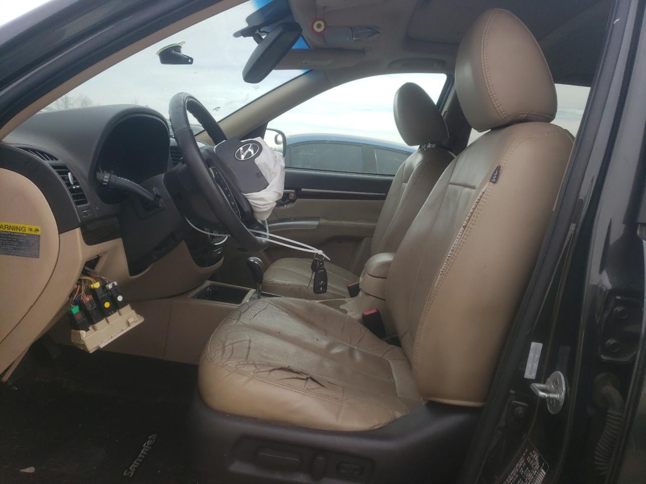 2012 Hyundai Santa Fe VIN 5XYZKDAG8CG095880 Copart auction photo, all over damage thumbnail 7