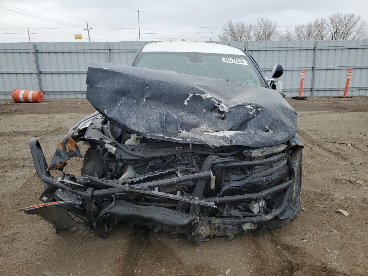 2021 Dodge Durango VIN 1C4SDJFT9MC825799 Copart auction photo, front end / side damage thumbnail 5