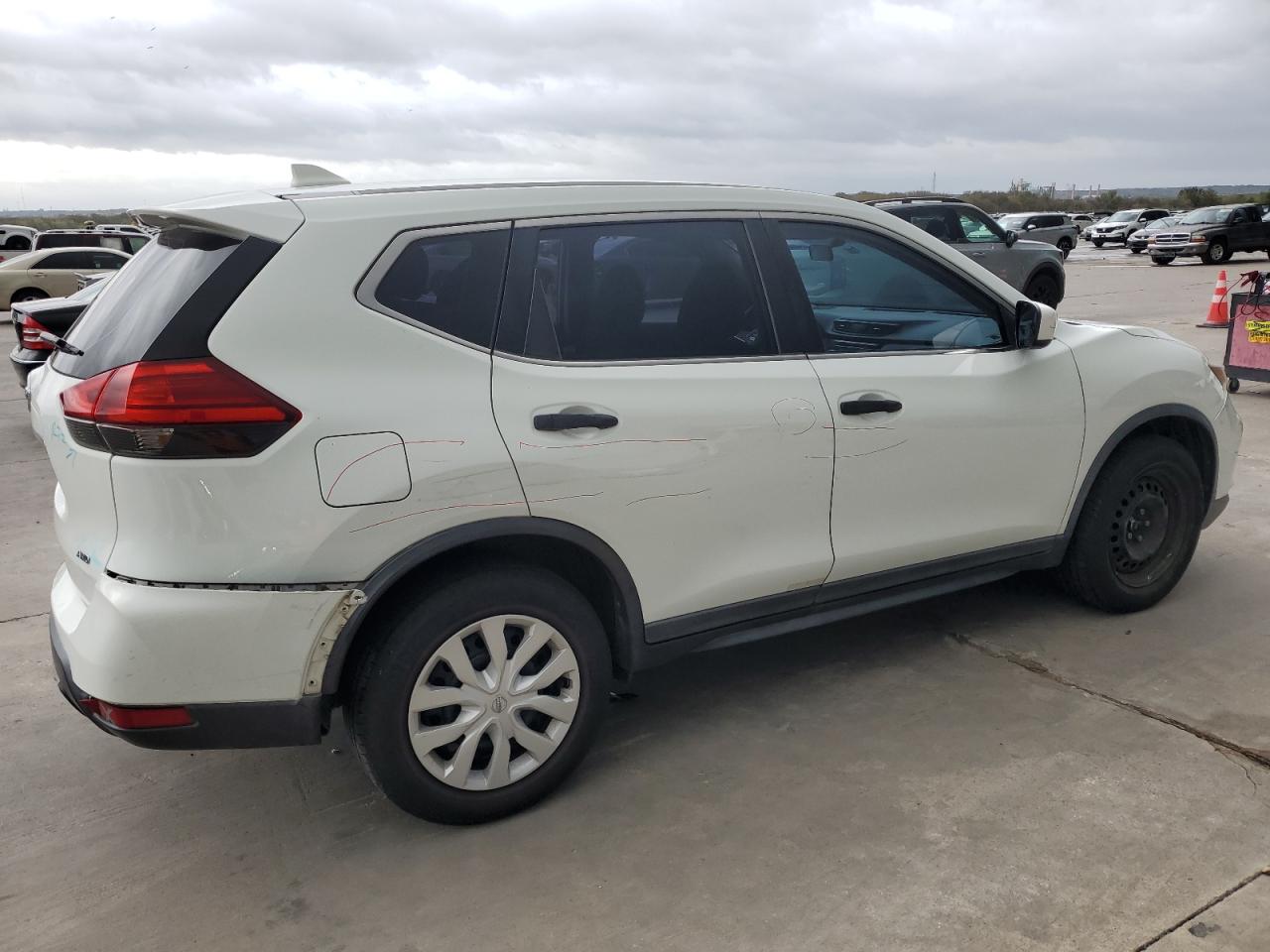 2017 Nissan Rogue VIN KNMAT2MV8HP509978 Copart auction photo, rear end / side damage thumbnail 3
