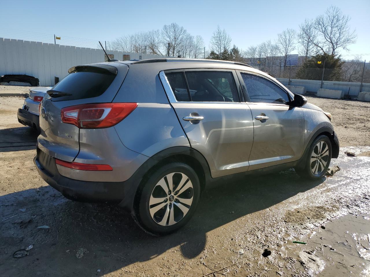 2012 KIA Sportage VIN KNDPC3A25C7185245 Copart auction photo, front end / side damage thumbnail 3