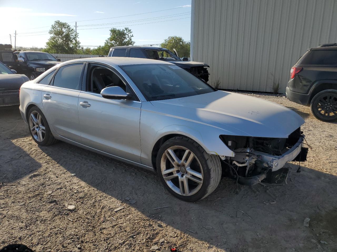 2015 Audi A6 VIN WAUGFAFC2FN028380 Copart auction photo, front end / minor dent/scratches damage thumbnail 4