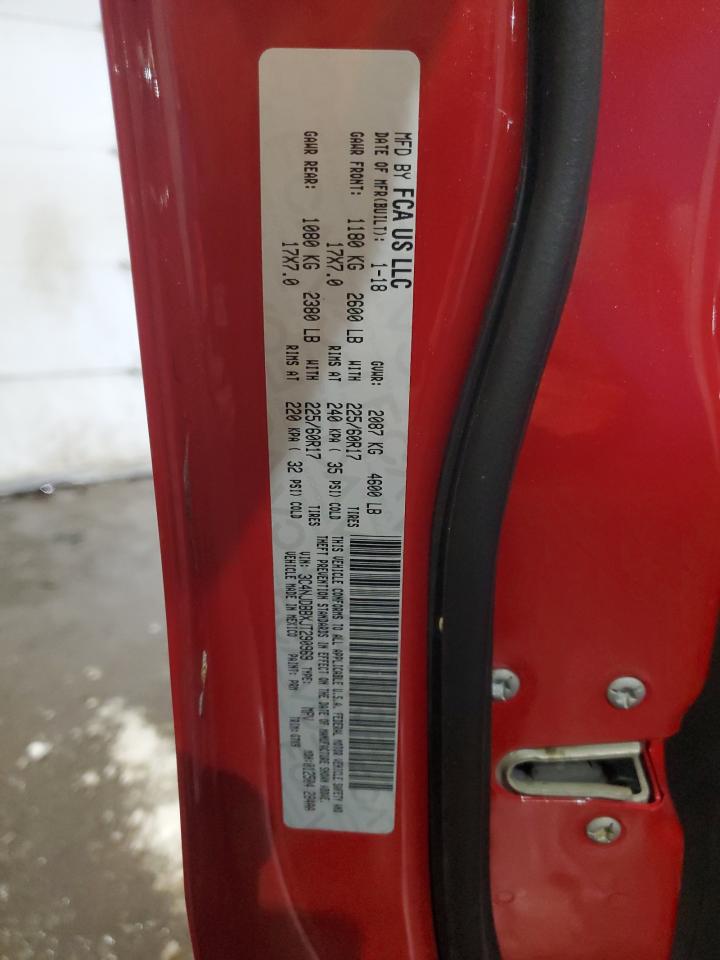 2018 Jeep Compass VIN 3C4NJDBBXJT290969 Copart auction photo, front end / rear end damage thumbnail 13