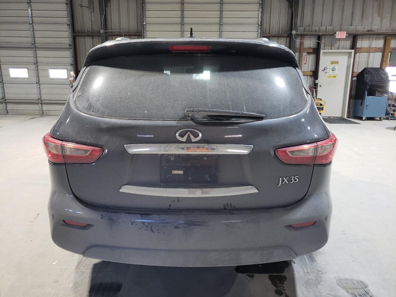 2013 Infiniti JX VIN 5N1AL0MN6DC302636 Copart auction photo, front end / minor dent/scratches damage thumbnail 6