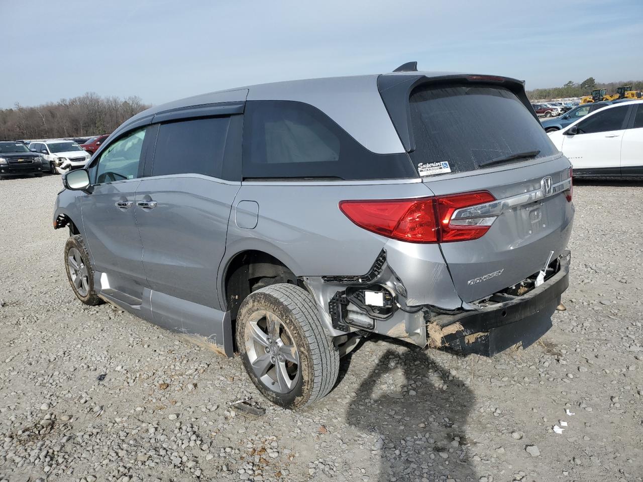 2019 Honda Odyssey VIN 5FNRL6H77KB122457 Copart auction photo, front end damage thumbnail 2