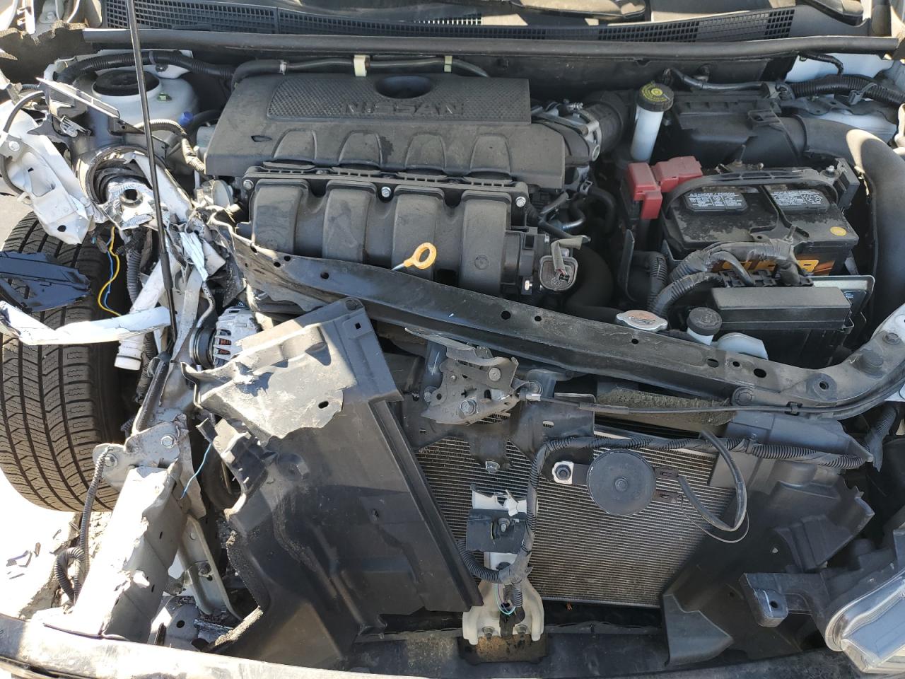 2017 Nissan Sentra VIN 3N1AB7AP6HY367458 Copart auction photo, front end / side damage thumbnail 11