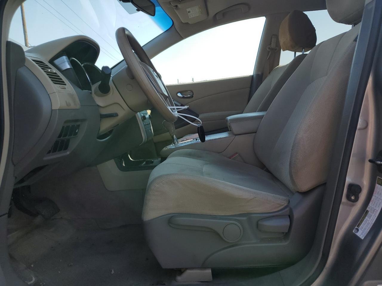 2009 Nissan Murano VIN JN8AZ18W29W121166 Copart auction photo, minor dent/scratches damage thumbnail 7