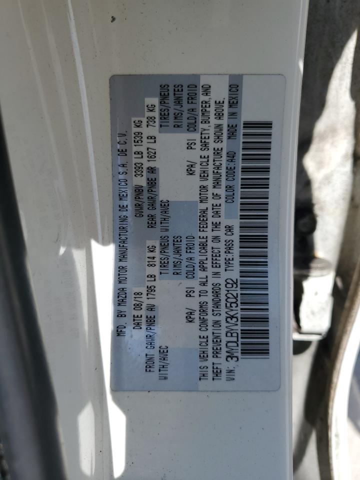 2019 Toyota Yaris VIN 3MYDLBYV3KY502192 Copart auction photo, rear end damage thumbnail 13