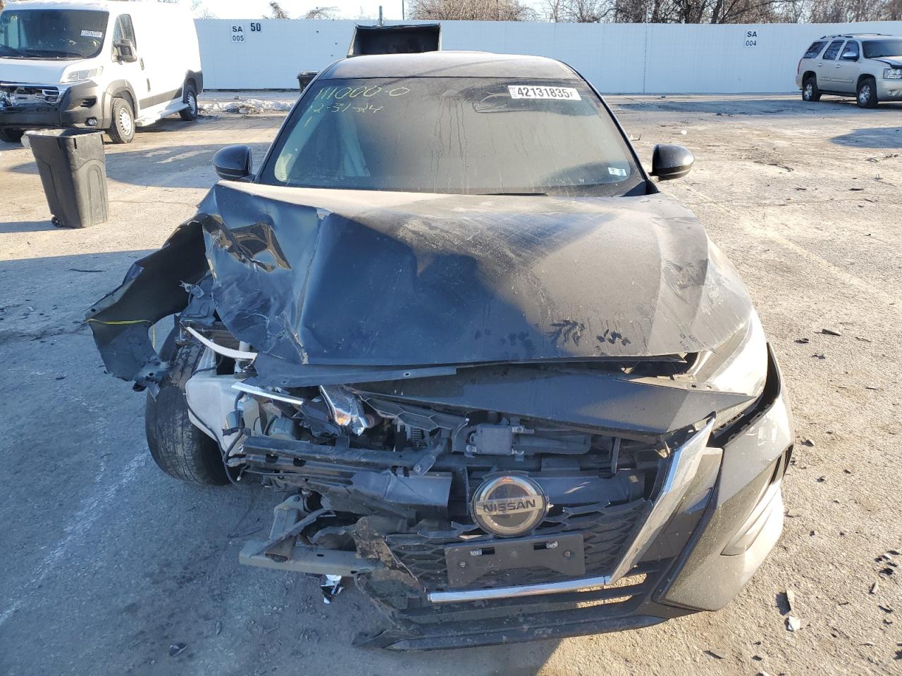 2021 Nissan Sentra VIN 3N1AB8CV1MY264590 Copart auction photo, front end damage thumbnail 5