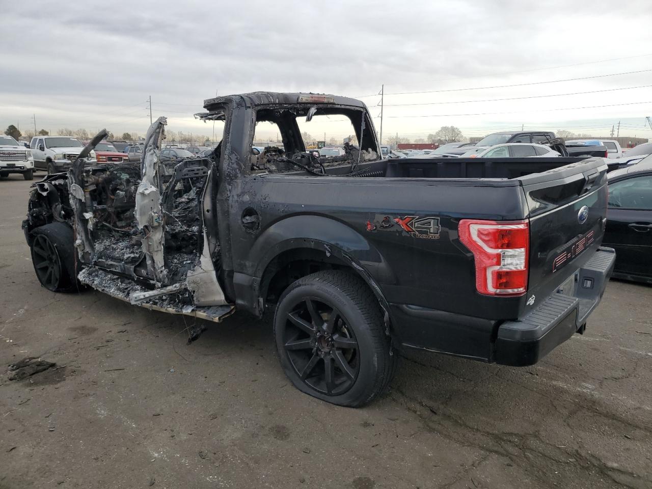 2019 Ford F-150 VIN 1FTEW1EP9KFA12549 Copart auction photo, burn - engine / burn - interior damage thumbnail 2