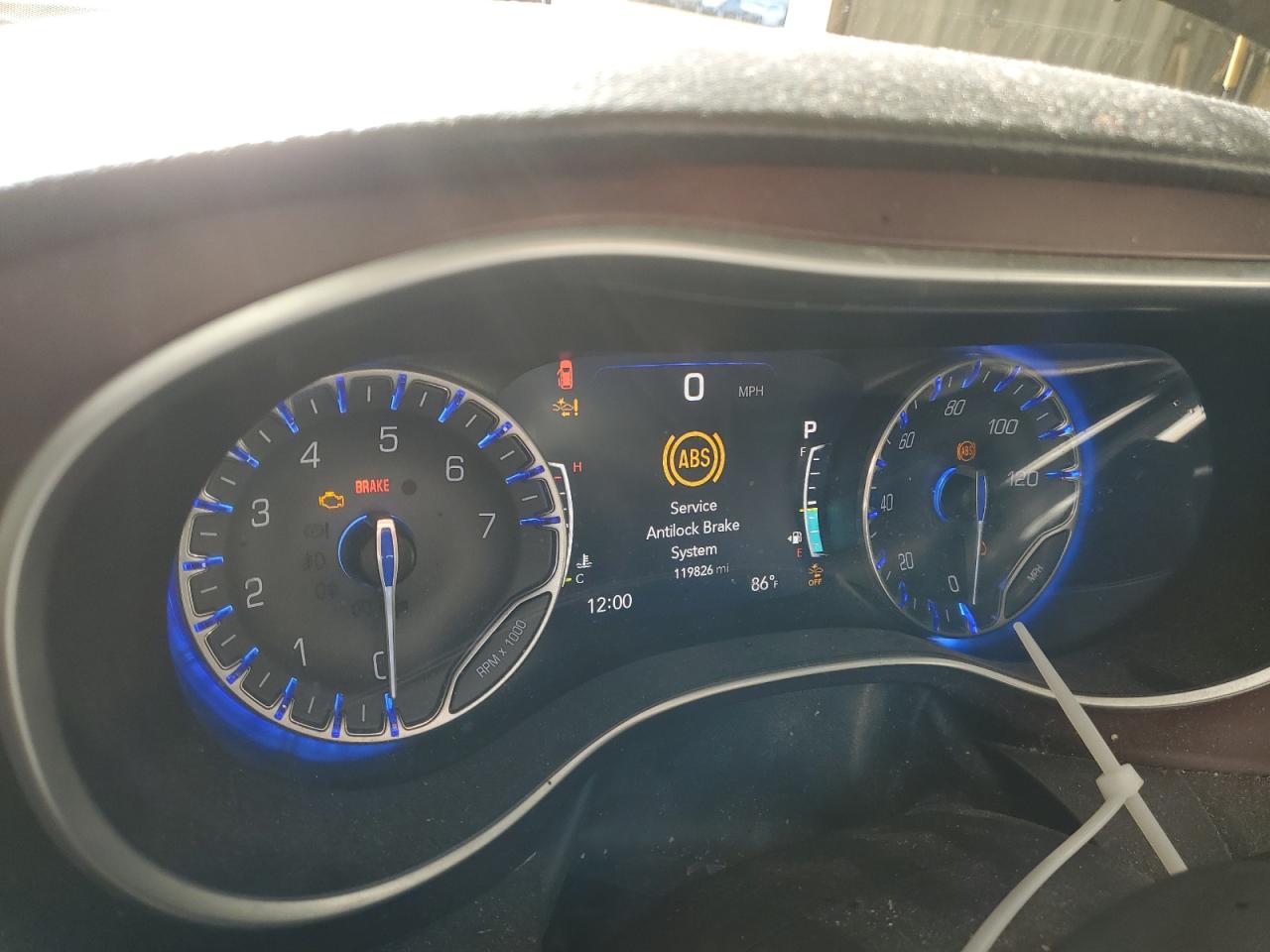2017 Chrysler Pacifica VIN 2C4RC1GG3HR647520 Copart auction photo, mechanical damage thumbnail 9