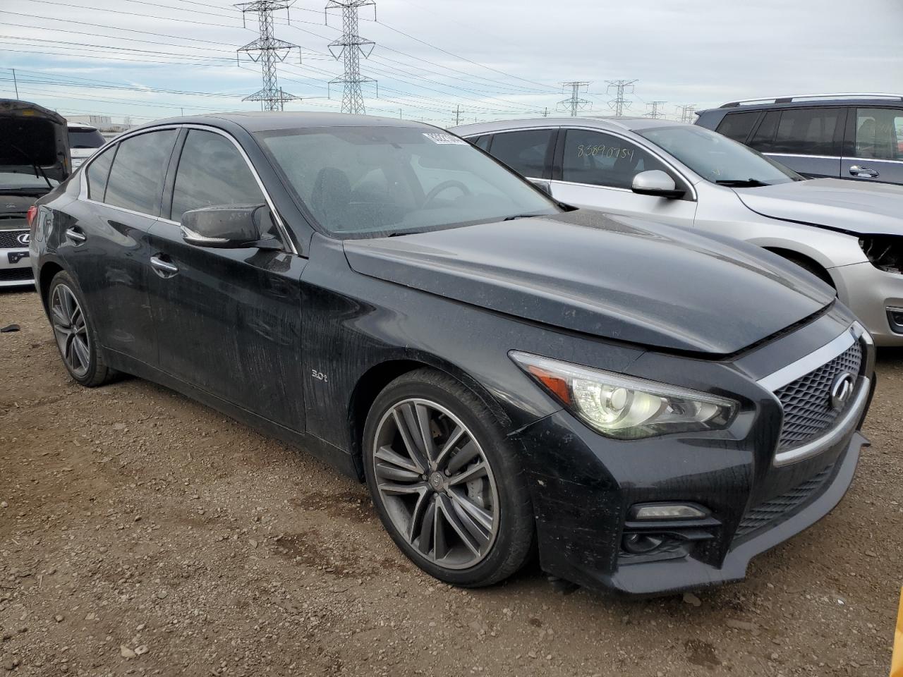 2017 Infiniti Q50 VIN JN1EV7AR6HM831426 Copart auction photo, minor dent/scratches damage thumbnail 4