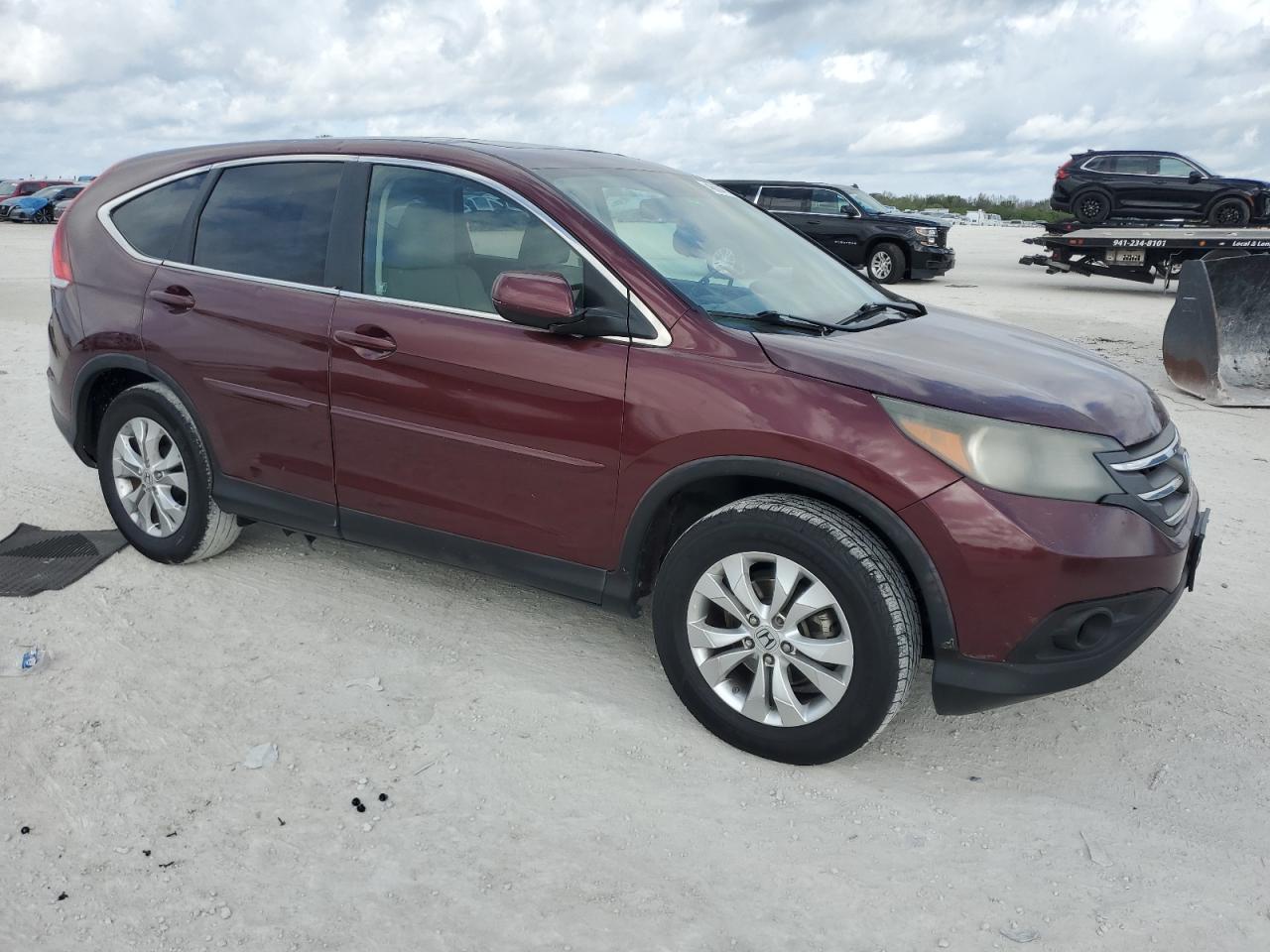 2012 Honda CR-V VIN 5J6RM4H51CL066461 Copart auction photo, mechanical damage thumbnail 4
