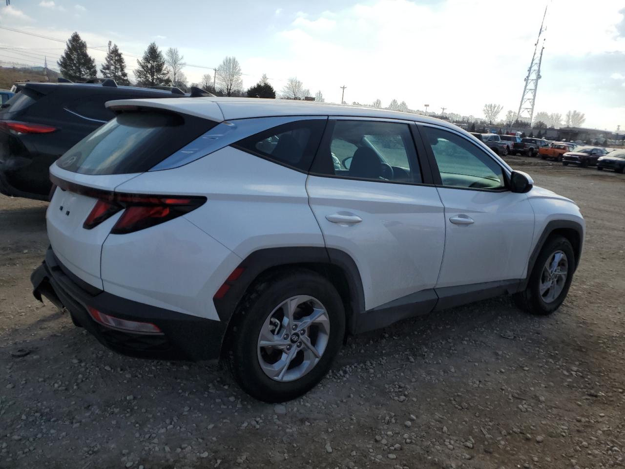2024 Hyundai Tucson VIN 5NMJA3DEXRH354937 Copart auction photo, side / undercarriage damage thumbnail 3