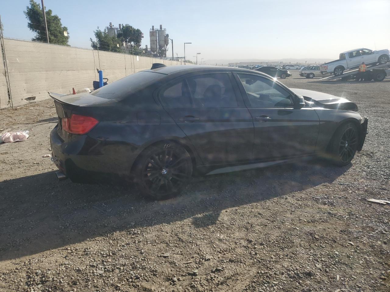 2014 BMW 3er VIN WBA3A9G55ENS64404 Copart auction photo, front end damage thumbnail 3