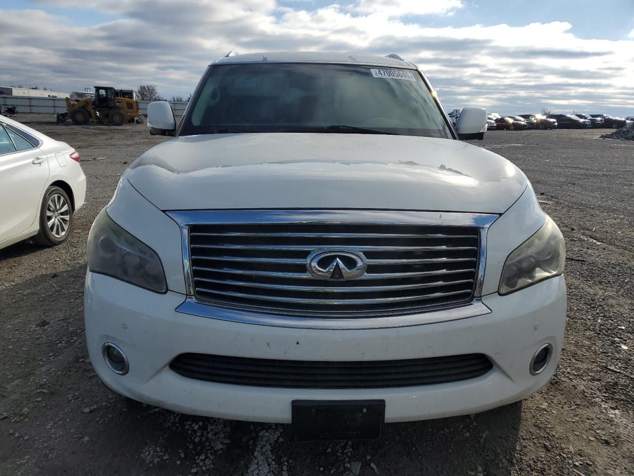 2012 Infiniti QX56 VIN JN8AZ2NC1C9316374 Copart auction photo, rear end damage thumbnail 5