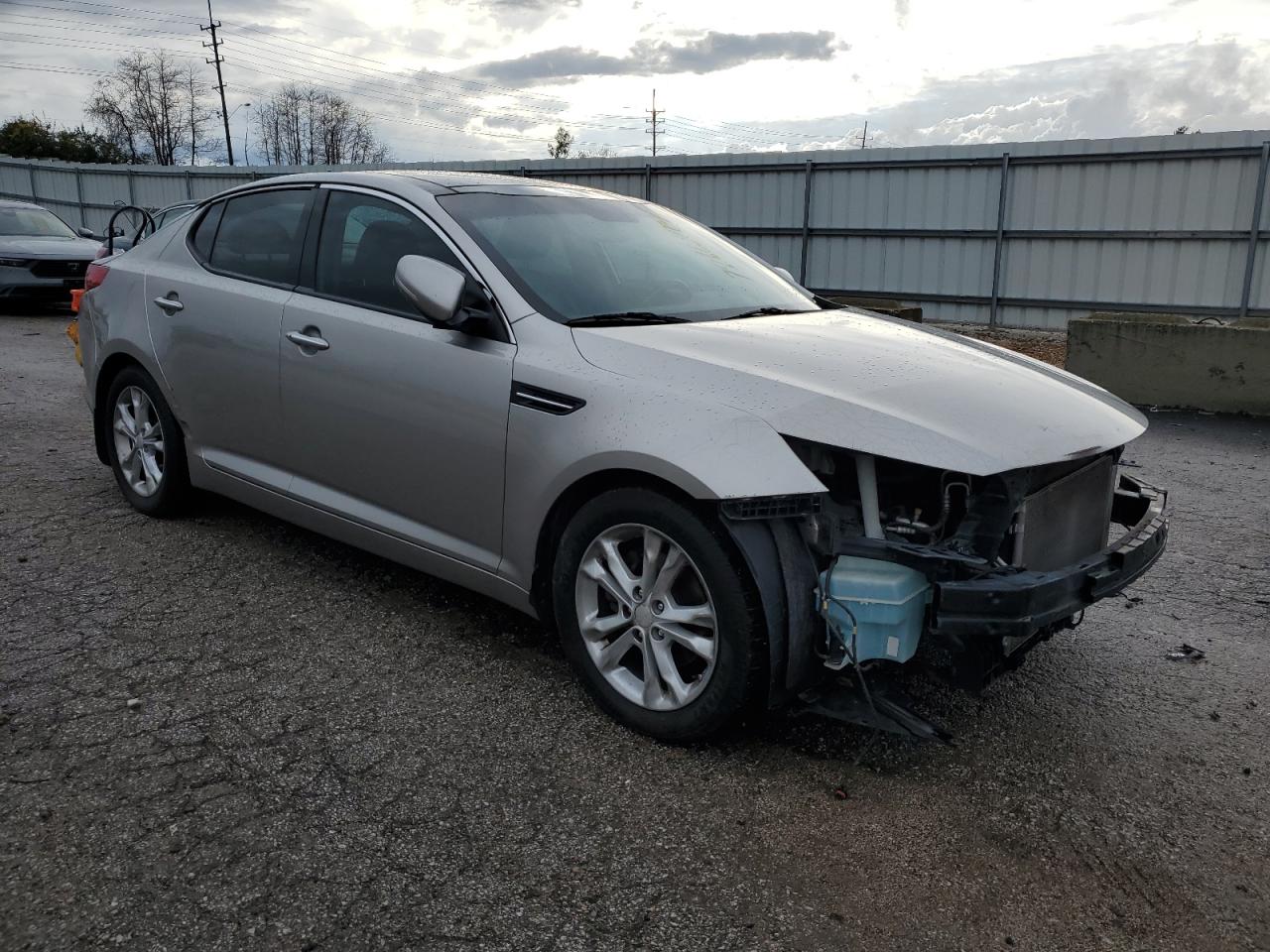 2012 KIA Optima VIN 5XXGN4A73CG076933 Copart auction photo, front end / rear end damage thumbnail 4