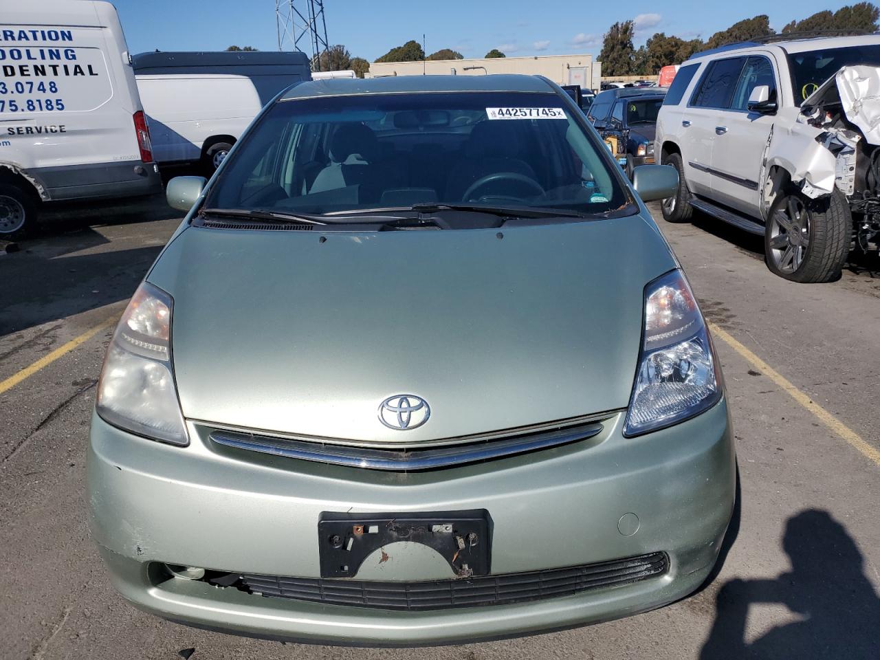 2007 Toyota Prius VIN JTDKB20U077617627 Copart auction photo, side damage thumbnail 5