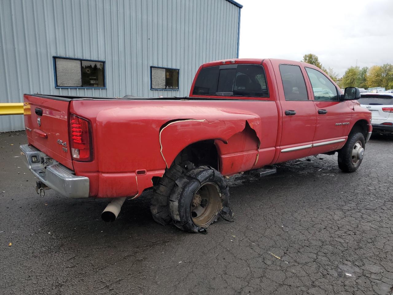 2005 Dodge RAM VIN 3D7MS48C45G812461 Copart auction photo, rear end / side damage thumbnail 3