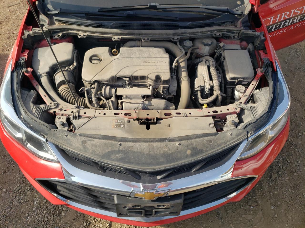 2019 Chevrolet Cruze VIN 1G1BC5SMXK7109310 Copart auction photo, side / rear end damage thumbnail 11
