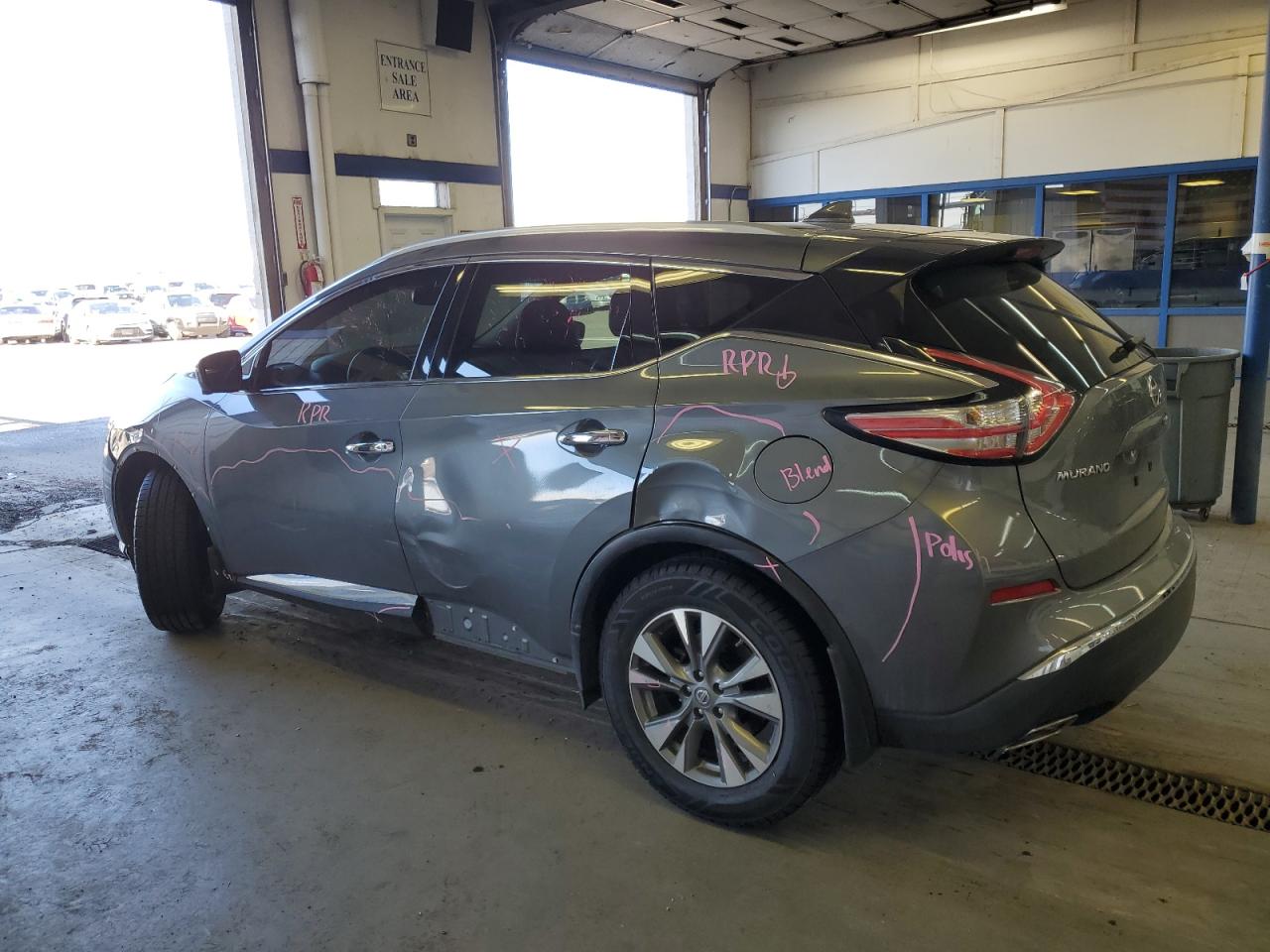 2018 Nissan Murano VIN 5N1AZ2MH8JN176476 Copart auction photo, undercarriage / front end damage thumbnail 2