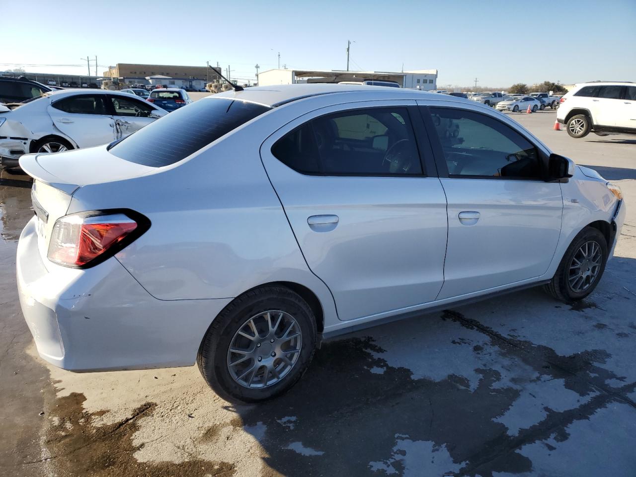 2022 Mitsubishi Mirage VIN ML32FUFJXNHF03693 Copart auction photo, side damage thumbnail 3
