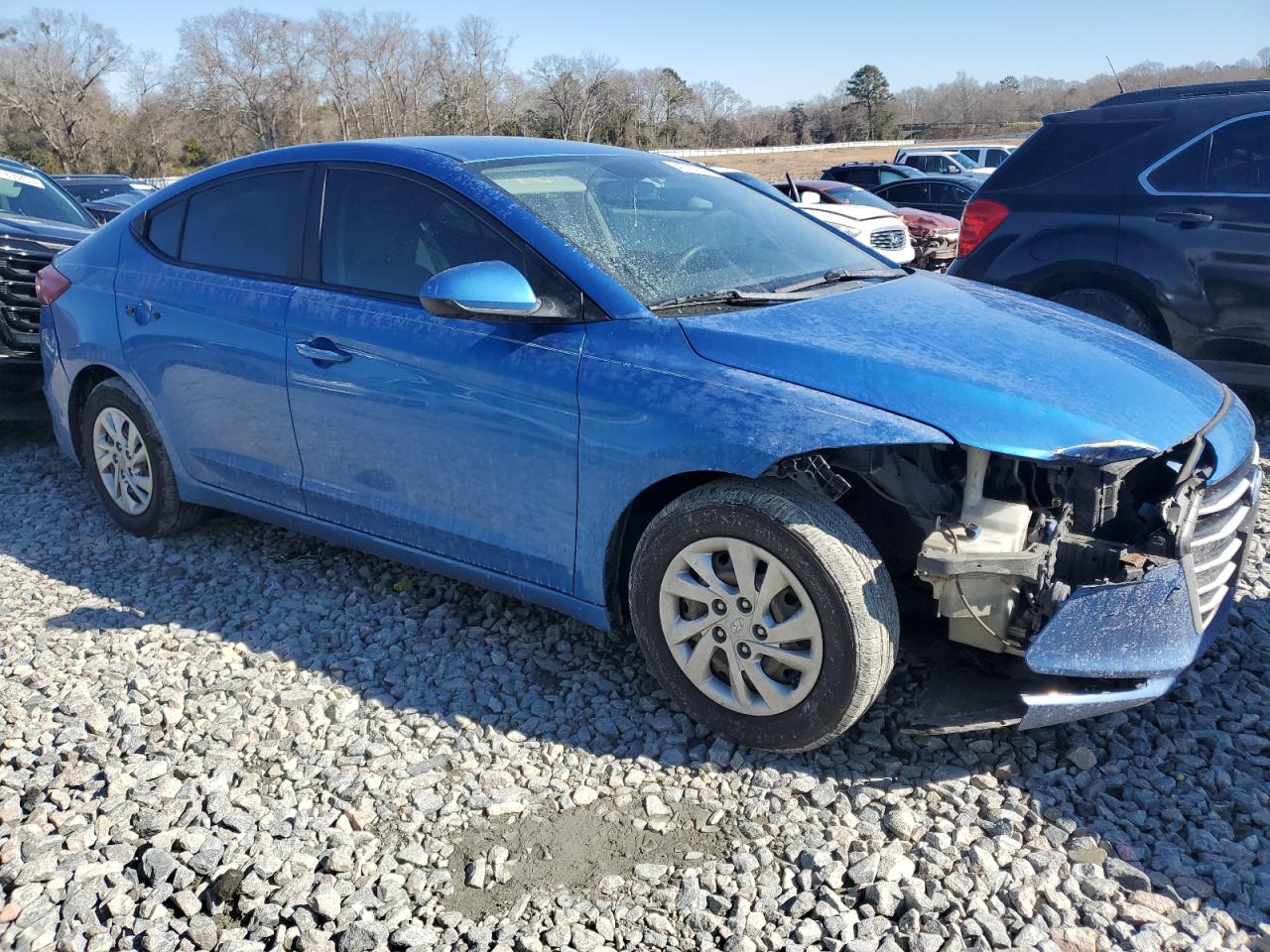 2017 Hyundai Elantra VIN KMHD74LF4HU082867 Copart auction photo, front end damage thumbnail 4
