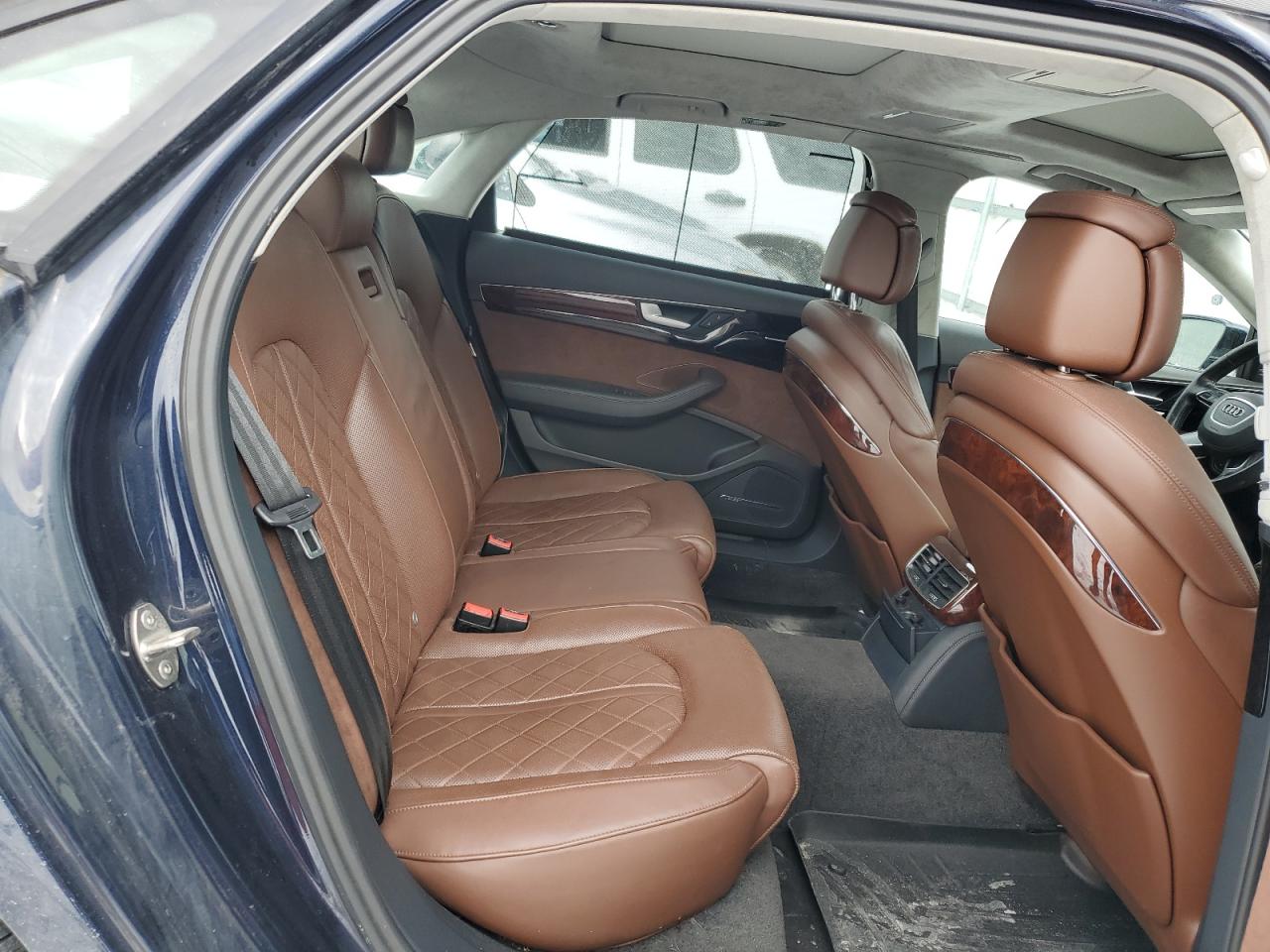 2014 Audi A8 VIN WAURGAFD9EN002114 Copart auction photo, front end / mechanical damage thumbnail 10