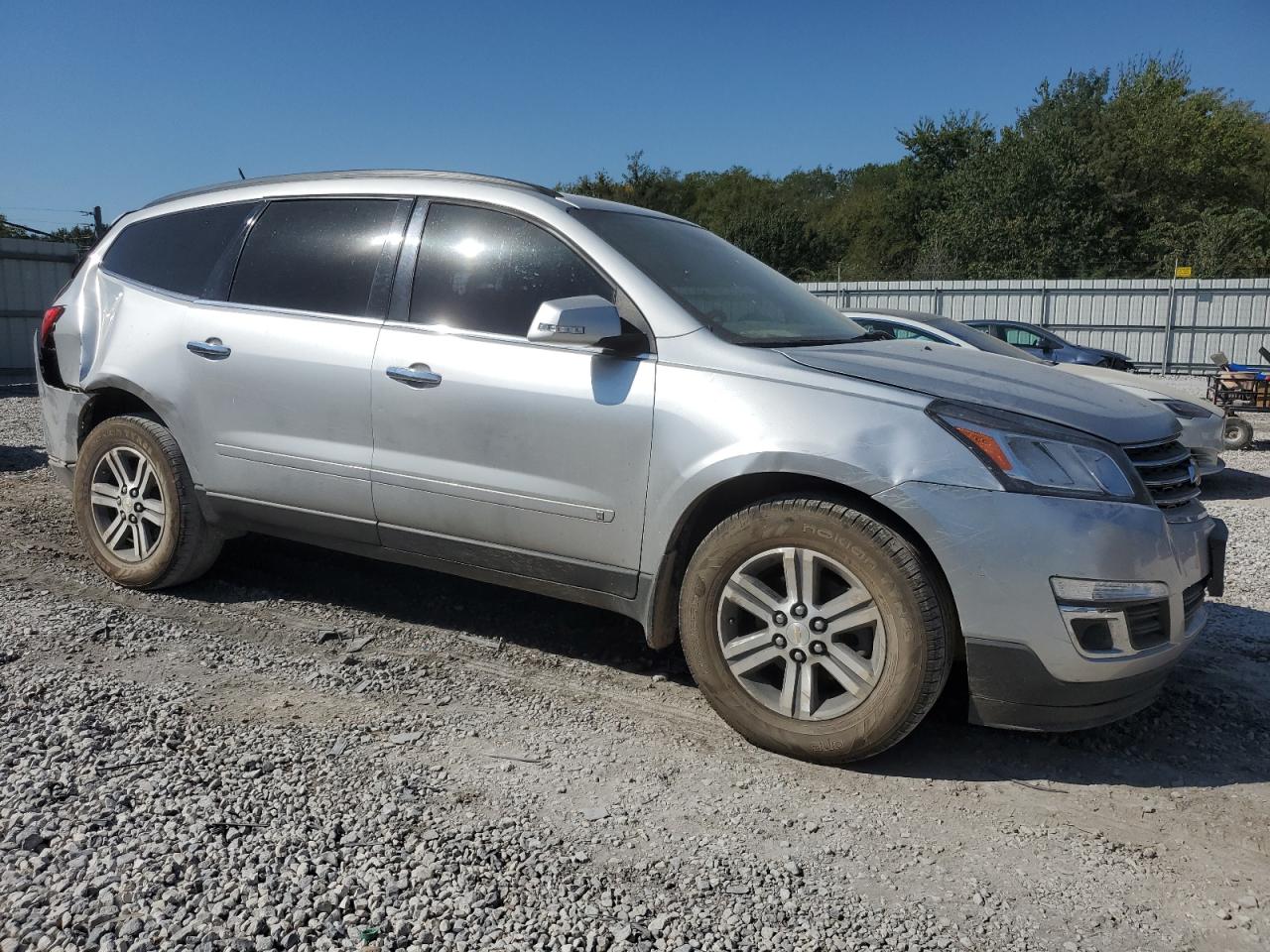 2017 Chevrolet Traverse VIN 1GNKRGKD1HJ111273 Copart auction photo, rear end / front end damage thumbnail 4