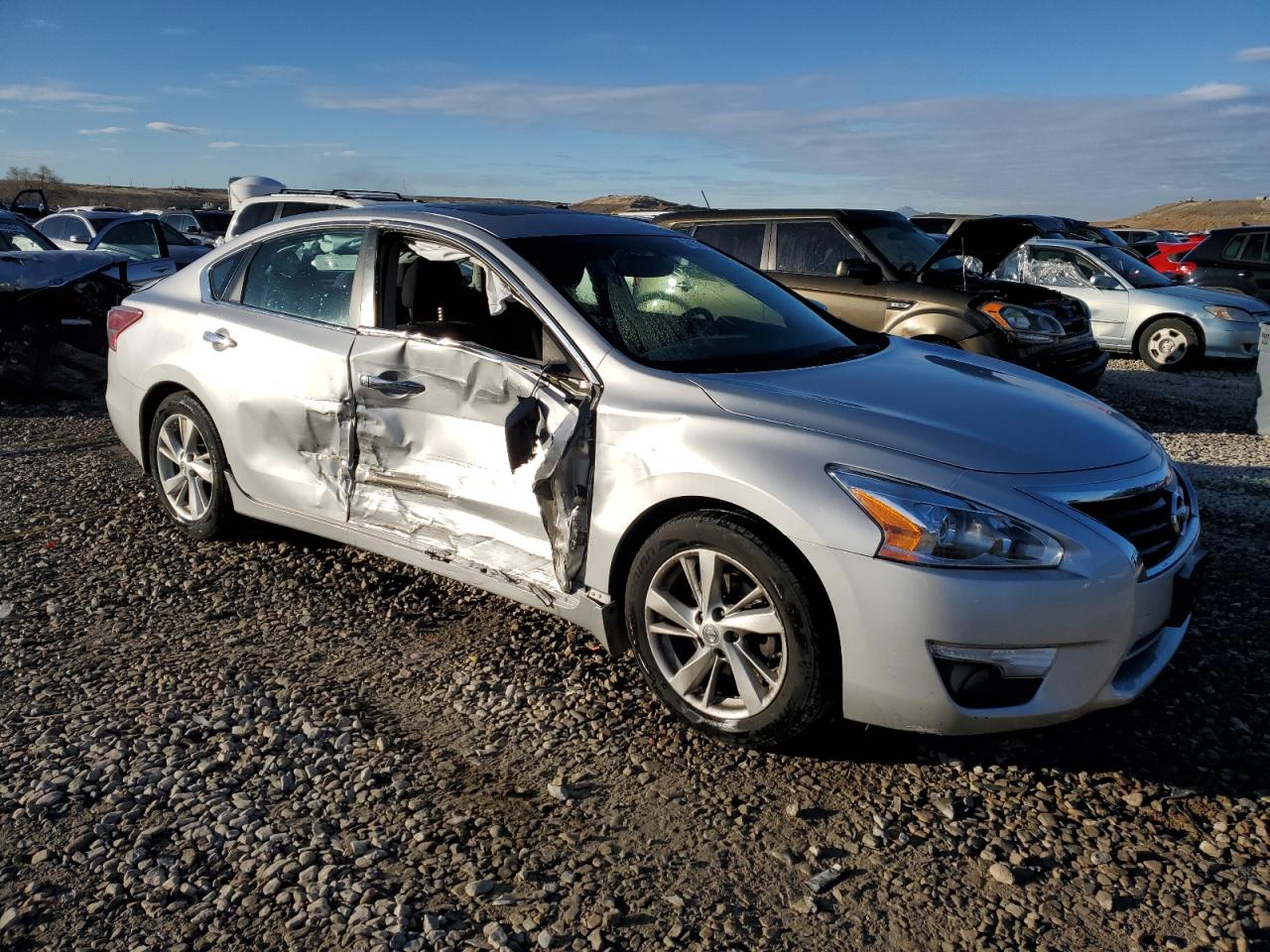 2013 Nissan Altima VIN 1N4AL3APXDC147039 Copart auction photo, side damage thumbnail 4