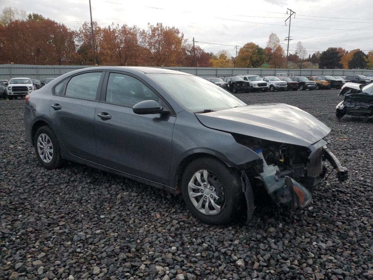 2020 KIA Forte VIN 3KPF24AD5LE257826 Copart auction photo, front end / undercarriage damage thumbnail 4