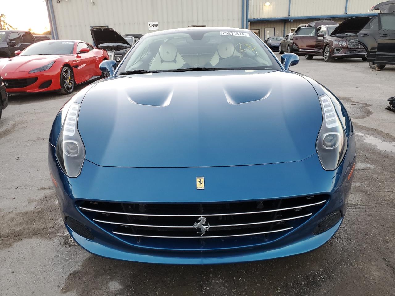 2015 Ferrari California VIN ZFF77XJA1F0206772 Copart auction photo, water/flood damage thumbnail 5