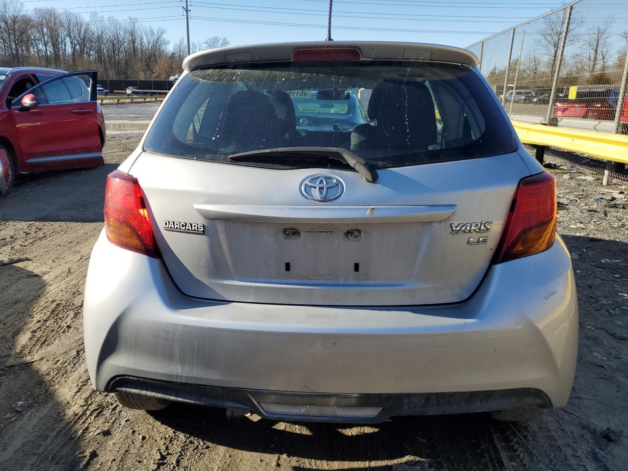 2015 Toyota Yaris VIN VNKJTUD3XFA031452 Copart auction photo, front end damage thumbnail 6