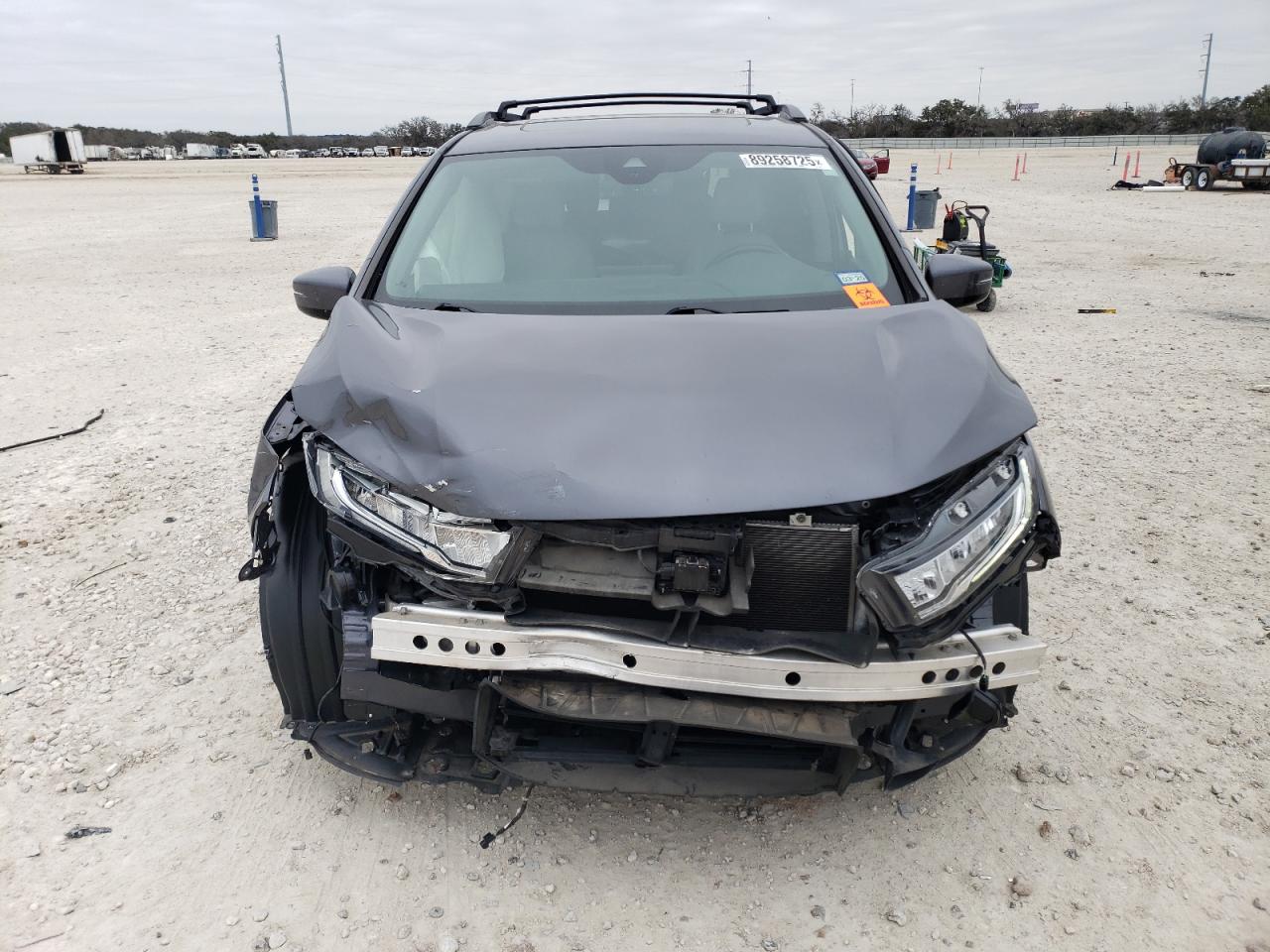 2022 Honda Odyssey VIN 5FNRL6H91NB004605 Copart auction photo, front end / side damage thumbnail 5