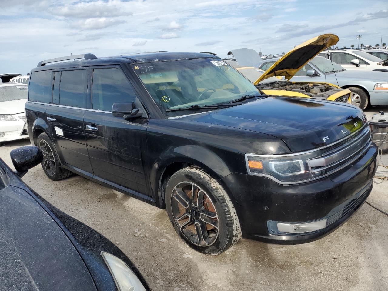 2013 Ford Flex VIN 2FMGK5D82DBD39008 Copart auction photo, water/flood damage thumbnail 4