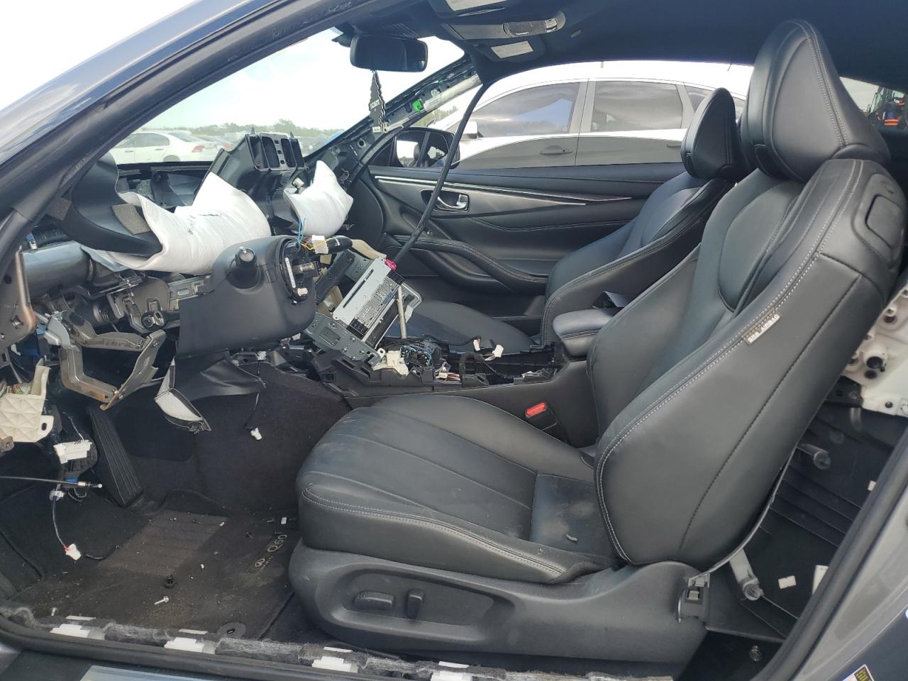 2021 Infiniti Q60 VIN JN1EV7JK9MM411057 Copart auction photo, stripped damage thumbnail 7