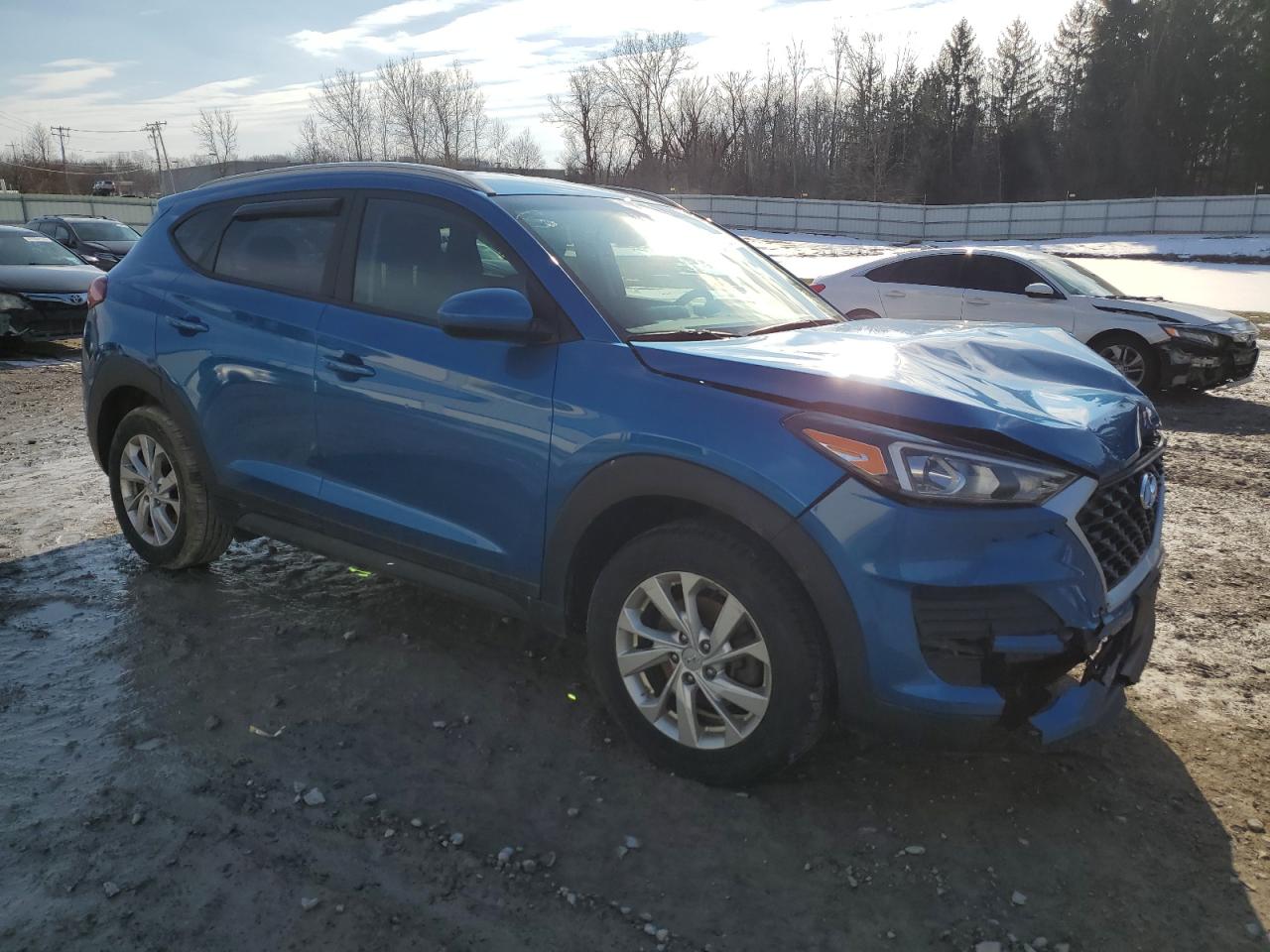 2019 Hyundai Tucson VIN KM8J3CA45KU067781 Copart auction photo, front end damage thumbnail 4