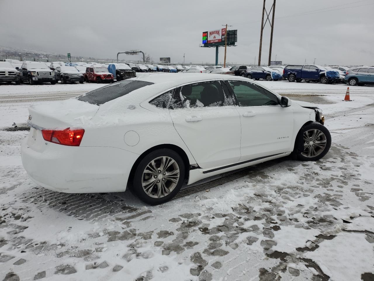 2015 Chevrolet Impala VIN 1G1125S34FU108537 Copart auction photo, front end damage thumbnail 3