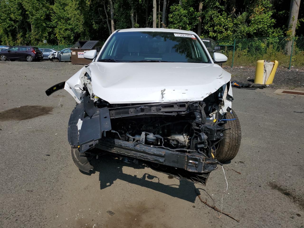 2019 Hyundai Tucson VIN KM8J2CA46KU973358 Copart auction photo, front end / side damage thumbnail 5