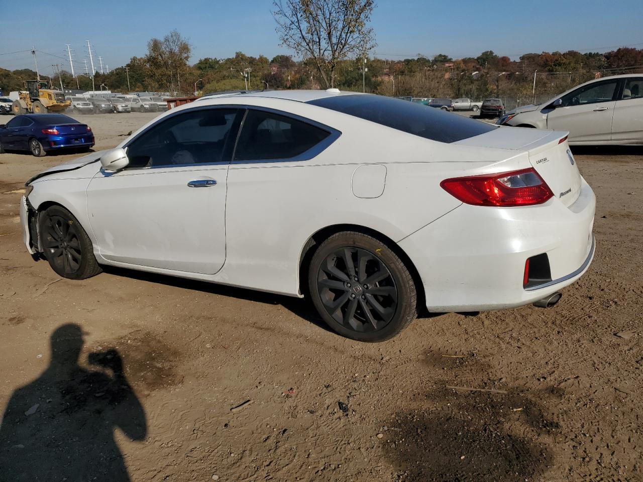 2014 Honda Accord VIN 1HGCT2B89EA001265 Copart auction photo, front end / side damage thumbnail 2