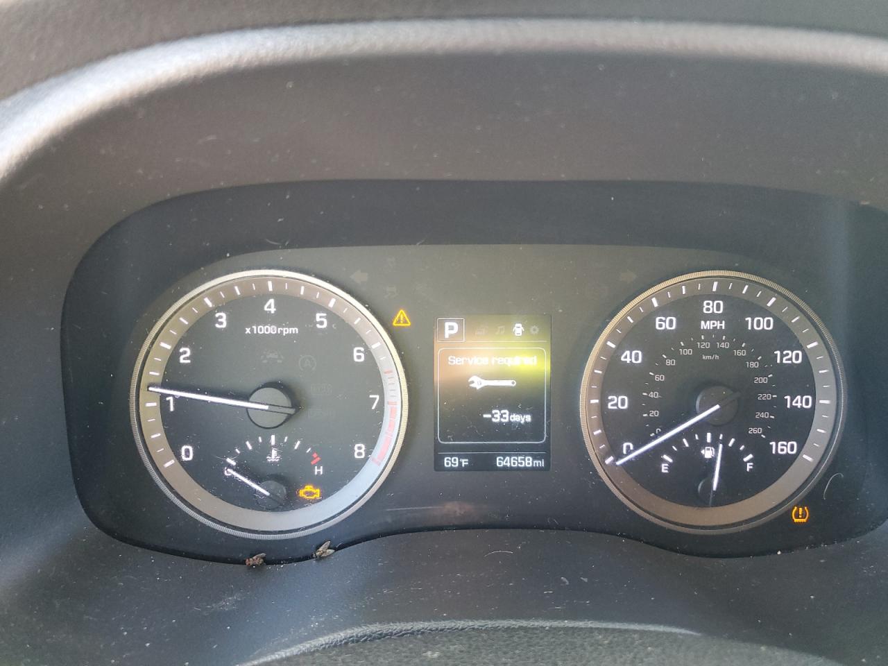 2016 Hyundai Tucson VIN KM8J33A29GU138440 Copart auction photo, normal wear / all over damage thumbnail 9