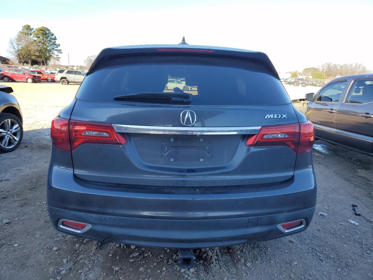 2014 Acura MDX VIN 5FRYD3H44EB016998 Copart auction photo, front end / side damage thumbnail 6